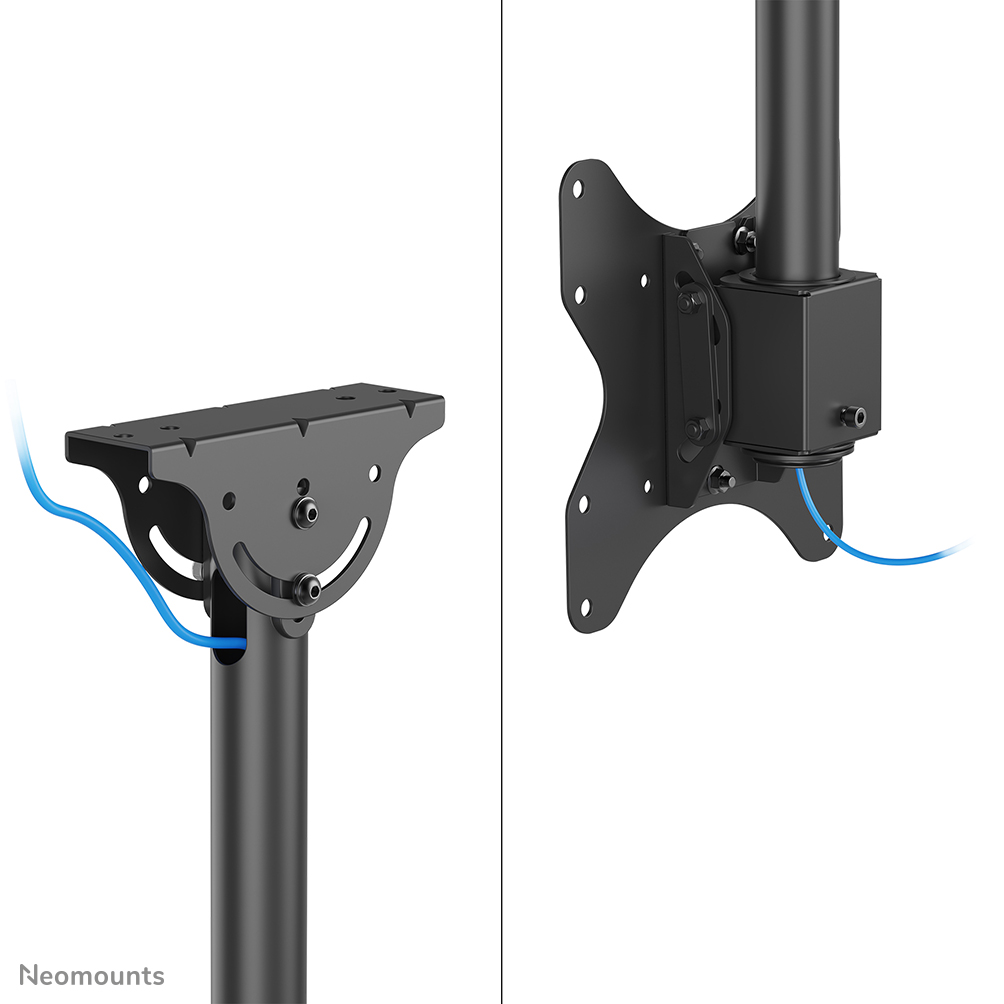 Neomounts CL35-340BL12 Supporto monitor/TV a soffitto 23-42" - alt. 106-156 cm